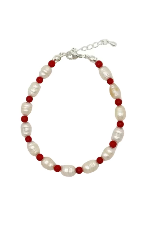 Delphine Coral Bracelet