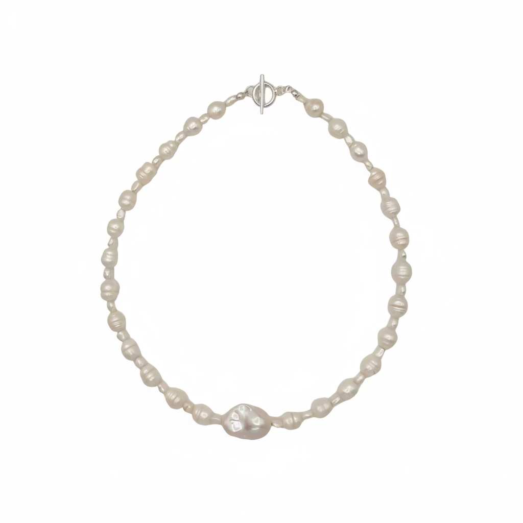 Mari Baroque Pearl Necklace